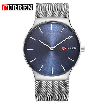 

CURREN 2017 new black rose gold Pointer Mens Watch Luxury Brand Analog Sports Wrist Watch Quartz Mens Business Watch 8256