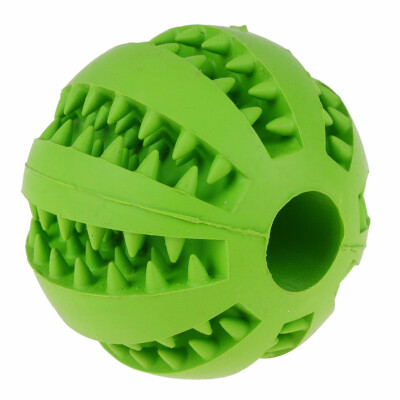 

Cntomlv hot sale Dog Toy Interactive Rubber Balls Pet Dog Cat Puppy ElasticityTeeth Ball Dog Chew Toys Tooth Cleaning Balls