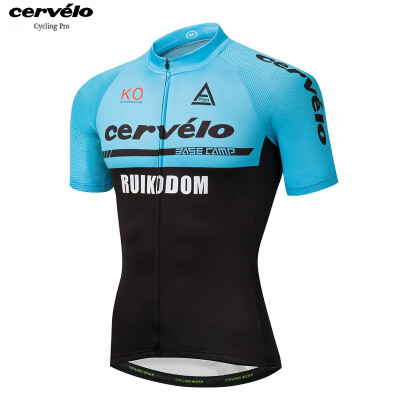 

Cycling jersey 2018 pro team Cervelo mens summer quick dry bicycle clothing MTB bike jersey cycle sportswear