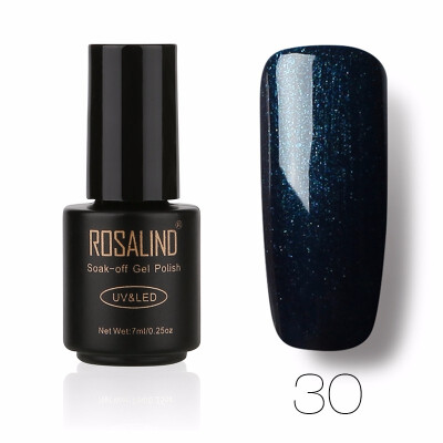 

ROSALIND Gel 1 Black Bottle 7ML Pure Color 58 Colors 01-58 Gel Nail Polish Soak Off Nail Art Semi-Premanent UV LED Gel Lacquer