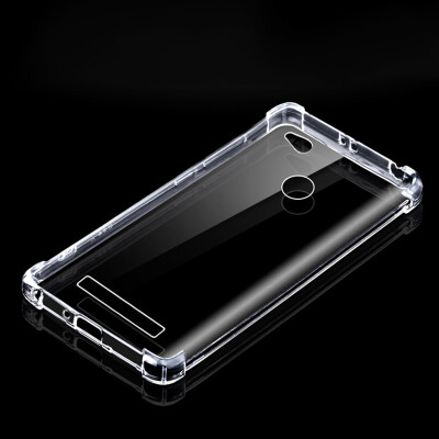 

fashion anti knock Shockproof crystal silicone case for Xiaomi Redmi 3X 3S prime3 Pro transparent air cushion back coque cover