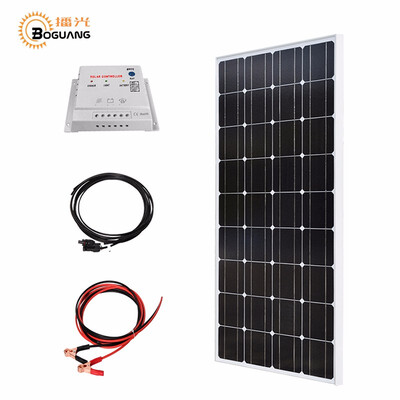 

Boguang 100w system kit 100w Monocrystallie photovoltaic module Solar panel cell battery charger 10A MPPT controller MC4 cable