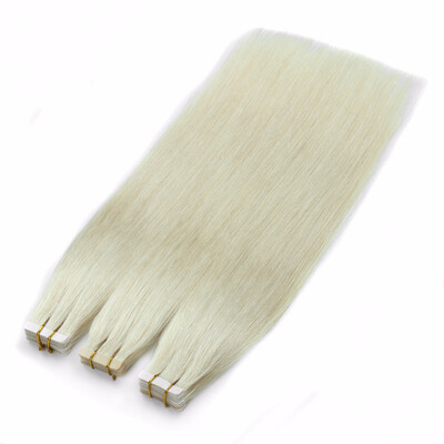 

Bhf Hair Tape Human Hair Extension 100 Brazilian Virgin Remy 7A Straight Mix Pu Tape Hair 20PcsPack 40GPack