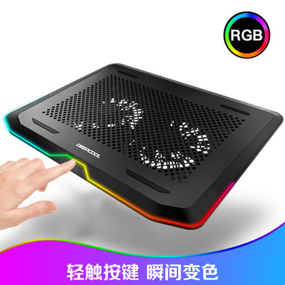 

Kyushu Fengshen DEEPCOOL N80 RGB notebook cooler laptop bracket cooling pad computer accessories game book ultra-thin this large air volume