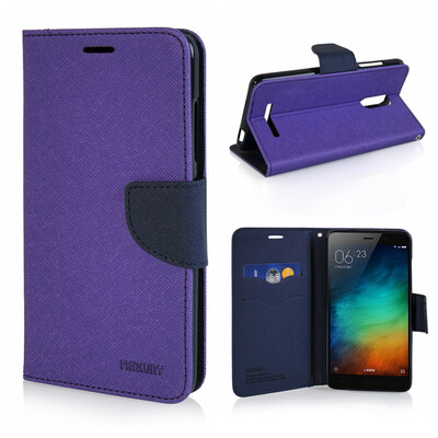 

MOONCASE магнитные кнопки Flip кожаный бумажник слот почты назад дело прикрытия Xiaomi Redmi Note 3