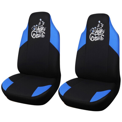 

New Christmas Printing Car Seat Cover Universal Fit Most Vehicles Seats Interior Accessories Seat Covers Car-Styling