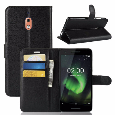 

for Nokia 21 2 2018 TA-1080 TA-1092 WIERSS Wallet Phone Case for Nokia 2 TA-1029 TA-1035 Flip Leather Cover Case Etui Fandas