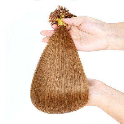 

BHF HAIR Fusion hair extensions Human Remy Hair Black Brown Platinum Blonde Straight Keratin Nail U-tip 1gs 20g pack