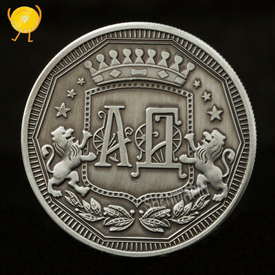 

Russian crown coin lucky lion coin bronze antique Non-currency coins art collection gifts
