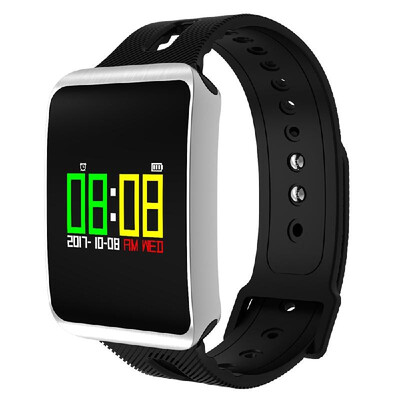 

Touch Screen Smart Sport Bracelet Blood Pressure Heart Rate Monitor Activity Tracker Watch IP68 Waterproof