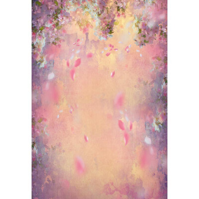 

Red Fog Flowers Photo Backdrop 57FT Vinyl Fabric Cloth Digital Printing Photo Background f-2101