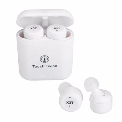 

TWS X3T Wireless Bluetooth Earphones Mini Bluetooth Earbuds Built-in Mic In ear Earphone with Charge Box for Android IOS