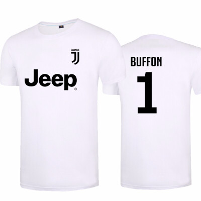 

2018 C Ronaldo Jerseys T Shirt Footballs Juventus Logo Mens Cotton T Shirt Tee Camiseta Masculina Soccer Jersey Football Shirt