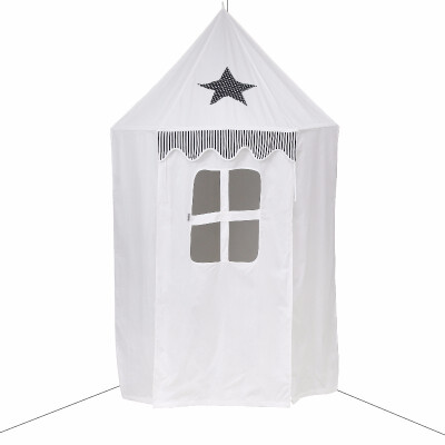 

Cotton Kids Play Tent Easy Assembling Corner kids tent with stars