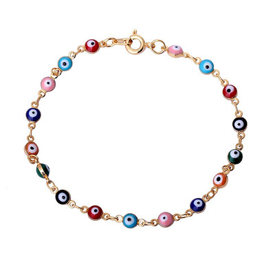 

2014 HOT Ladies' 18K Gold Plated Filled Eye Style zircon Bracelets Bangle Anklet