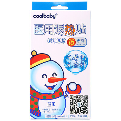 

Coolbaby Antipyretic Paste physical cooling 16pcsbox