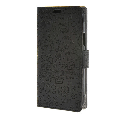 

MOONCASE Little Witch Leather Flip Wallet Card Slot Stand Back чехол для Samsung Galaxy S6 Active G890 Black