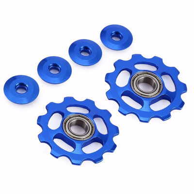 

2 x Bike 11T Aluminum Sealed Bearing Jockey Wheel Rear Derailleur Pulleys