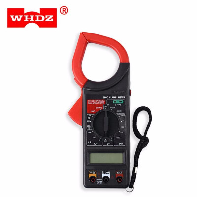 

WHDZ 266C Digital Clamp Meter Voltage AC Current Resistance Temperature Test Multimeter