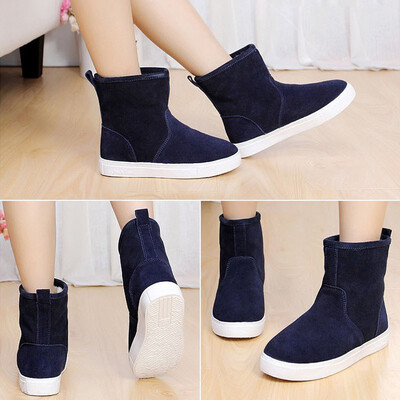 

Hot sale winter women ankle boots suede snow boots shoes for women 35-44