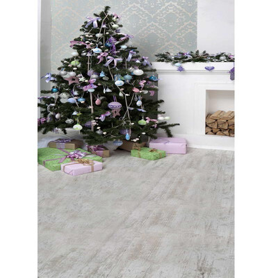 

Green Xmas Tree Photo Backdrop 57FT Vinyl Fabric Cloth Digital Printing Photo Background st-528
