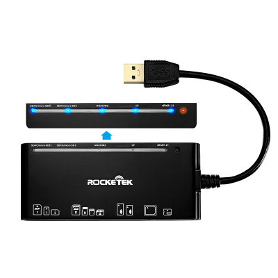 

Rocketek same time read 5 cards usb 30 multi 7 in 1 memory card reader adapter for SDTF CF MS XD micro SD computer accessories