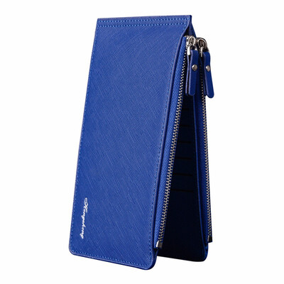 

Business Wallet mens card mobile phone bag light double zipper wallet