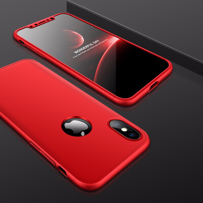 

Goowiiz Phone Case For Iphone 55s66s Fashion Color collision 360 Degree Coverage PC With Hole