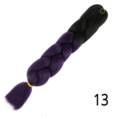 

Jumbo Ombre Braids Braiding Hair Extension 24inch 100gPack Purple Pink Blonde Wigs For Women Synthetic Crochet Hair Extensions