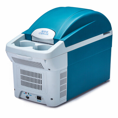

CIBAIJIA CBJ T08A BLUE Car refrigerator hot&cold small refrigerator mini small home student dormitory office cold storage fresh&cold 85 liters
