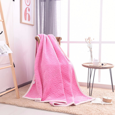 

Autumn Winter Blanket Coral Blanket Single Double Towel Thin Quilt Office Nap Air Conditioner Flannel Blanket