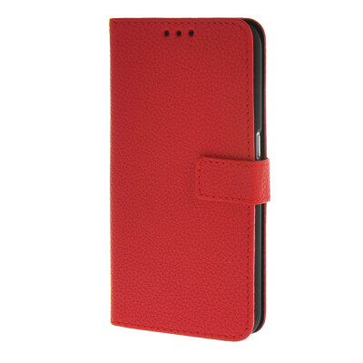 

MOONCASE Case for Samsung Galaxy S6 Case Wallet Flip Card Slot Leather Bracket Back Case Cover Red