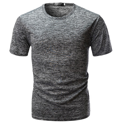 

Mens Fashion Casual Slim Fit Solid Color T-Shirts Men Short Sleeve Cotton T Shirts