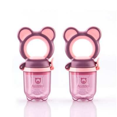 

Bei Shibang baby baby eat fruit bite music fruit&vegetable music molar stick bite bag Jingdong self-supporting food supplement powder purple two