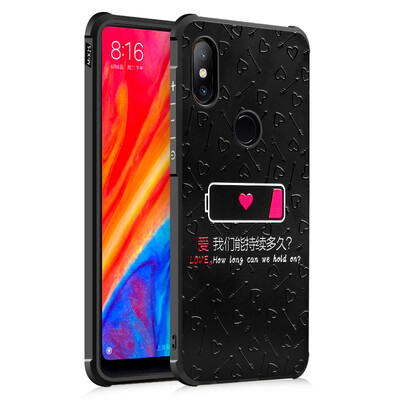 

Goowiiz Fashion Phone Case For Xiaomi Mix 2Max 2Mix 2s Luxury 3D Cute Cartoon Slim Full Soft Silicone