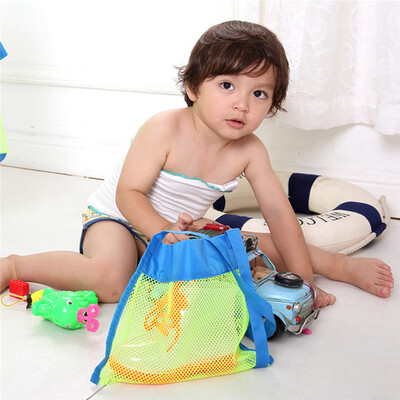 

NicerDicer New Mesh Tote Bag Clothes Toys Carry All Sand Away Beach Bag Portable Box
