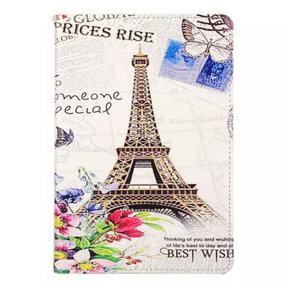 

MITI Colored Vintage Paris Eiffel Tower Leather Smart Stand Holder Case Cover For Apple New iPad 2 3 4 Cartoon Prints
