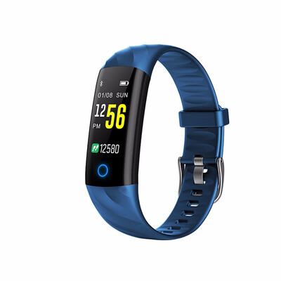 

Smart Bracelet S5 Sports Recording Wristband Calorie Pedometer Blood Pressure Oxygen Monitoring Bluetooth 40 for Android IOS