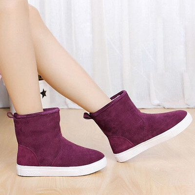 

Hot sale winter women ankle boots suede snow boots shoes for women 35-44