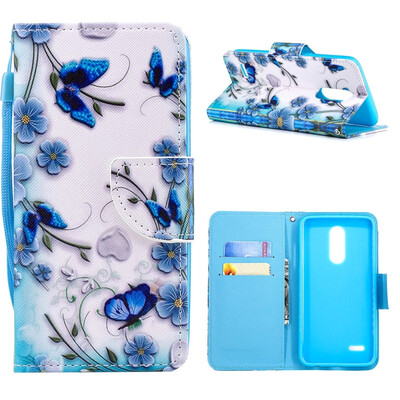 

MOONCASE Huawei Glory 7C Painted Leather Case with Small Hand Strap - Magic Butterfly