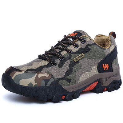

2018 New Hiking Shoes Men Outdoor Trekking Sneakers Couples Autumn Winter Mountain Boots Men Women Camo Climbing Shoes
