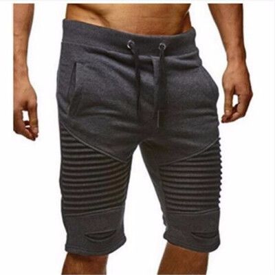 

2018 Mens Shorts Clothing Brand Solid Color Compression Male Shorts Men Fashion Men Short Summer Sweatpants Size