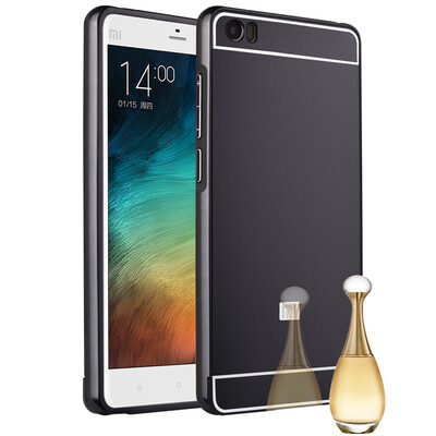 

MOONCASE Metal Frame Edge Mirror Back Protective Shell 2 in 1 Thin Case Cover for Xiaomi Mi Note