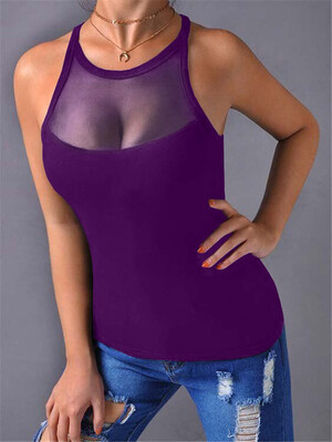 

European&American sexy&pure color blouse