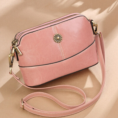 

Nalandu Nalandu Sun Flower Womens Bag Leather Bag Ms Messengers Small Square Bag Korean Trends Shoulder Bag Womens Mobile Phone Bag DB95321-G Peacock Blue