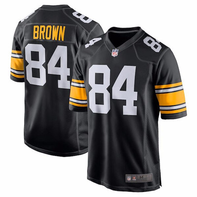 

Mens Pittsburgh Steelers Antonio Brown Nike White Game Jersey