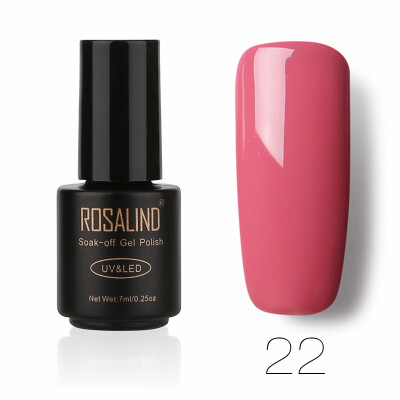 

ROSALIND Gel 1S 7ml DIY Blossom Gel Polish Professional Soak Off UV For Manicure Nail Art Semi Vernis Permanant Gel Lacquer