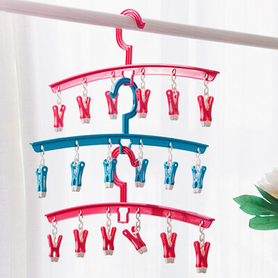 

Ou Runzhe clothespin 6 clip one drying clips Taiwan quality single random color