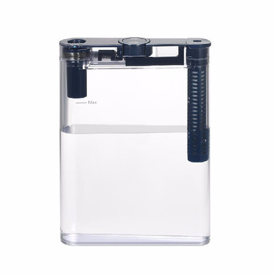 

Transparent Water Bottle with 1 Carbon Filter Portable Filter Flat Bottle Handy Water Purifier with Filter Element