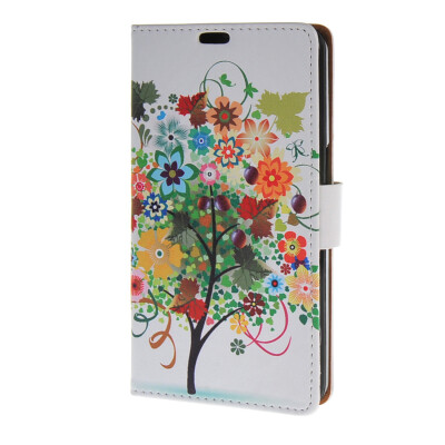 

MOONCASE чехол for Alcatel One Touch Flash OT-6042D Кожа флип кошелек стиль и Kickstand крышки случая [Cute Pattern] a07